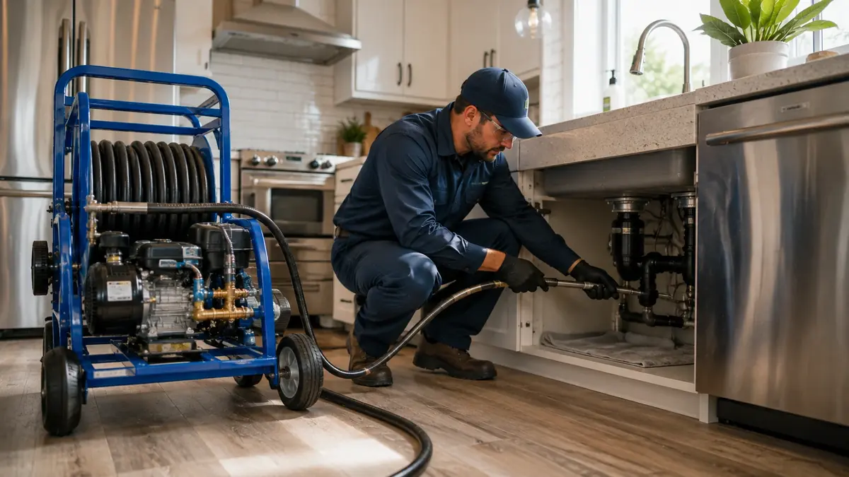 Kitchen Drain Hydro Jetting in Pacoima