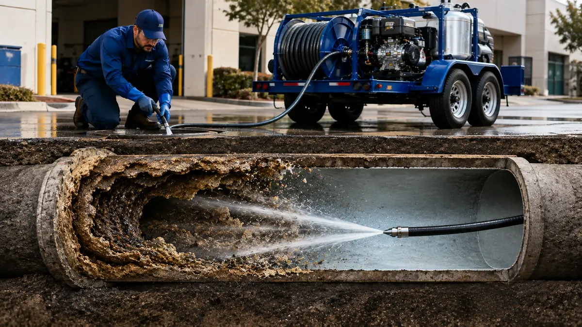 Sewer Pipe Descaling in Pacoima